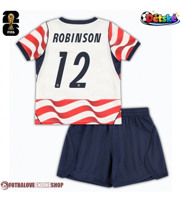 Spojené státy Miles Robinson #12 Domácí dres komplet pro Děti MS 2026 Krátkým Rukávem (+ Krátké kalhoty)